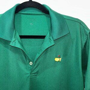 Master's Golf Men's Small Green Golf Polo Shirt Breathable Short Sleeve